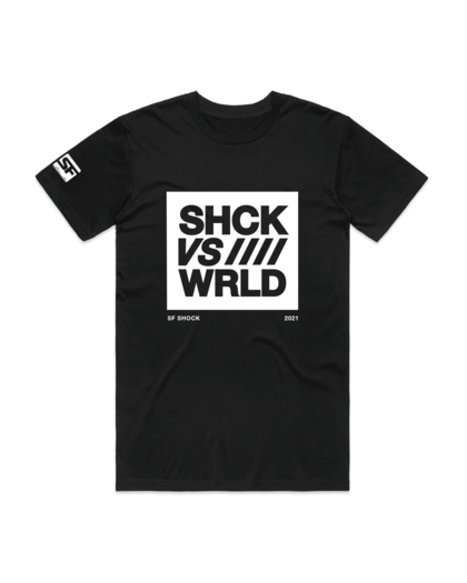 Shock VS World Men's Black Tee