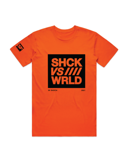 Shock VS World Men's Orange Tee