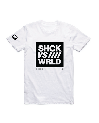 Shock VS World Men's White Tee