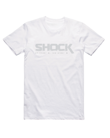 SF Shock Frequency Men's White Tee