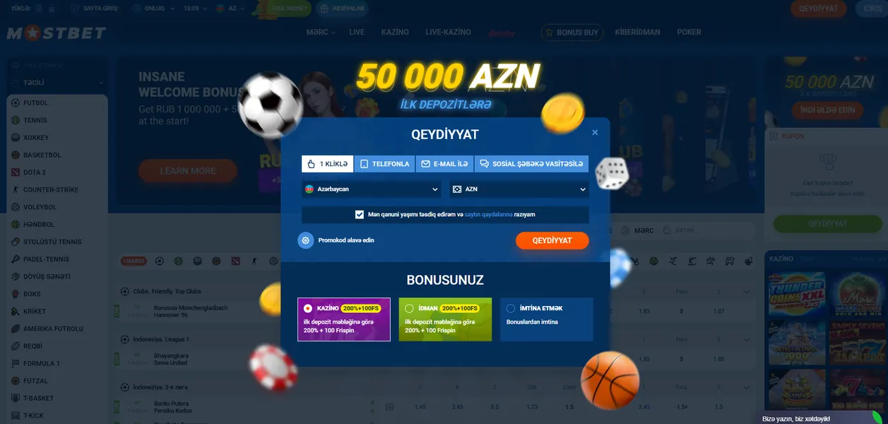 Mostbet giriş addımları — yeni və mövcud istifadəçilər üçün
